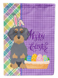 Wirehair Blue and Tan Dachshund Easter Garden Flag Mailbox Decorative Yard Banner Outside Patio Artwork for Flower Beds, Garden Size, Multicolor