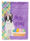 Black and White French Bulldog Easter Garden Flag Mailbox Decorative Yard Banner Outside Patio Artwork for Flower Beds, Garden Size, Multicolor