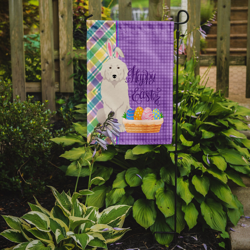 Great Pyrenees Easter Garden Flag Mailbox Decorative Yard Banner Outside Patio Artwork for Flower Beds, Garden Size, Multicolor
