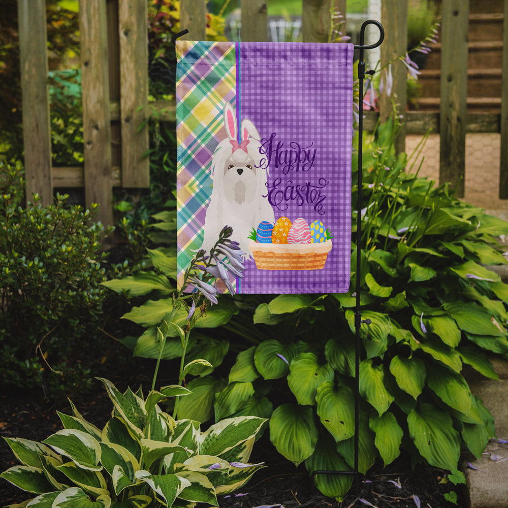 Maltese Easter Garden Flag Mailbox Decorative Yard Banner Outside Patio Artwork for Flower Beds, Garden Size, Multicolor