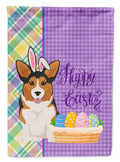 Sable Pembroke Corgi Easter Garden Flag Mailbox Decorative Yard Banner Outside Patio Artwork for Flower Beds, Garden Size, Multicolor