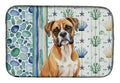 Boxer Coastal Sea Glass Dish Drying Mat Absorbent Dish Drying Mat Pad for Kitchen Counter Dish Drainer Mat for Countertop, 14 x 21", Multicolor