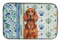 Irish Setter Coastal Sea Glass Dish Drying Mat Absorbent Dish Drying Mat Pad for Kitchen Counter Dish Drainer Mat for Countertop, 14 x 21", Multicolor