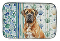 Neapolitan Mastiff Coastal Sea Glass Dish Drying Mat Absorbent Dish Drying Mat Pad for Kitchen Counter Dish Drainer Mat for Countertop, 14 x 21", Multicolor