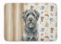 Gray Bouvier des Flandres Coffee Bar Memory Foam Kitchen Mat Machine Washable Anti-Fatigue Cushion Comfort Bath or Kitchen Rug