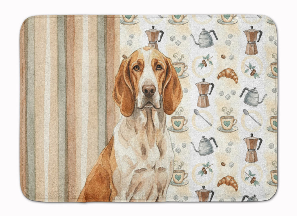 Bracco Italiano Coffee Bar Memory Foam Kitchen Mat Machine Washable Anti-Fatigue Cushion Comfort Bath or Kitchen Rug