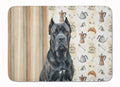 Cane Corso Coffee Bar Memory Foam Kitchen Mat Machine Washable Anti-Fatigue Cushion Comfort Bath or Kitchen Rug