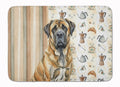 Brindle English Mastiff Coffee Bar Memory Foam Kitchen Mat Machine Washable Anti-Fatigue Cushion Comfort Bath or Kitchen Rug