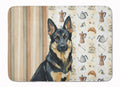 Black and Tan German Shepherd Coffee Bar Memory Foam Kitchen Mat Machine Washable Anti-Fatigue Cushion Comfort Bath or Kitchen Rug