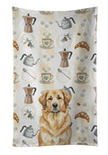 Sandy Leonberger Coffee Bar Kitchen Towel Velour Plush Front and Cotton Loop Back Machine Washable