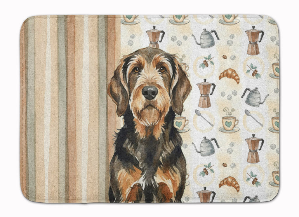 Black and Tan Otterhound Coffee Bar Memory Foam Kitchen Mat Machine Washable Anti-Fatigue Cushion Comfort Bath or Kitchen Rug