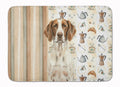 Liver and White Pointer Coffee Bar Memory Foam Kitchen Mat Machine Washable Anti-Fatigue Cushion Comfort Bath or Kitchen Rug