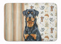 Rottweiler Coffee Bar Memory Foam Kitchen Mat Machine Washable Anti-Fatigue Cushion Comfort Bath or Kitchen Rug