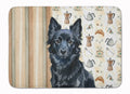 Schipperke Coffee Bar Memory Foam Kitchen Mat Machine Washable Anti-Fatigue Cushion Comfort Bath or Kitchen Rug