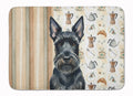 Scottish Terrier Coffee Bar Memory Foam Kitchen Mat Machine Washable Anti-Fatigue Cushion Comfort Bath or Kitchen Rug