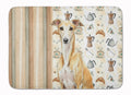 Fawn Whippet Coffee Bar Memory Foam Kitchen Mat Machine Washable Anti-Fatigue Cushion Comfort Bath or Kitchen Rug