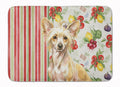 Hairless Palomino Chinese Crested Vegetables Memory Foam Kitchen Mat Machine Washable Anti-Fatigue Cushion Comfort Bath or Kitchen Rug