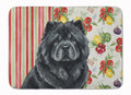 Black Chow Chow Vegetables Memory Foam Kitchen Mat Machine Washable Anti-Fatigue Cushion Comfort Bath or Kitchen Rug