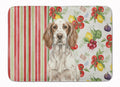 Liver Belton English Setter Vegetables Memory Foam Kitchen Mat Machine Washable Anti-Fatigue Cushion Comfort Bath or Kitchen Rug