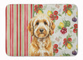 Goldendoodle Vegetables Memory Foam Kitchen Mat Machine Washable Anti-Fatigue Cushion Comfort Bath or Kitchen Rug