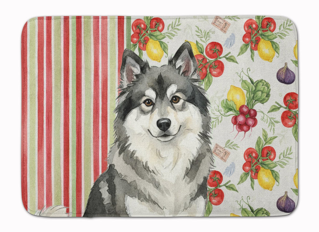 Keeshond Vegetables Memory Foam Kitchen Mat Machine Washable Anti-Fatigue Cushion Comfort Bath or Kitchen Rug