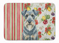 Kerry Blue Terrier Vegetables Memory Foam Kitchen Mat Machine Washable Anti-Fatigue Cushion Comfort Bath or Kitchen Rug