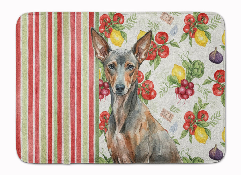 Xoloitzcuintli Vegetables Memory Foam Kitchen Mat Machine Washable Anti-Fatigue Cushion Comfort Bath or Kitchen Rug