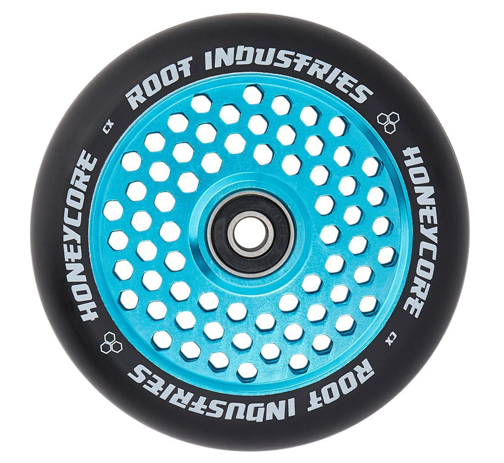 Root Industries HoneyCore Wheels 110mm - Black/Sky Blue (Pair)