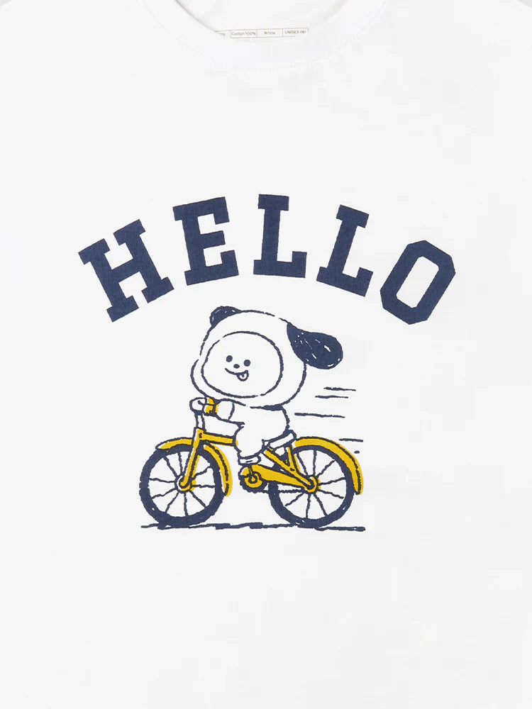BT21 - Basic Short Sleeve Tshirt White (Chimmy)