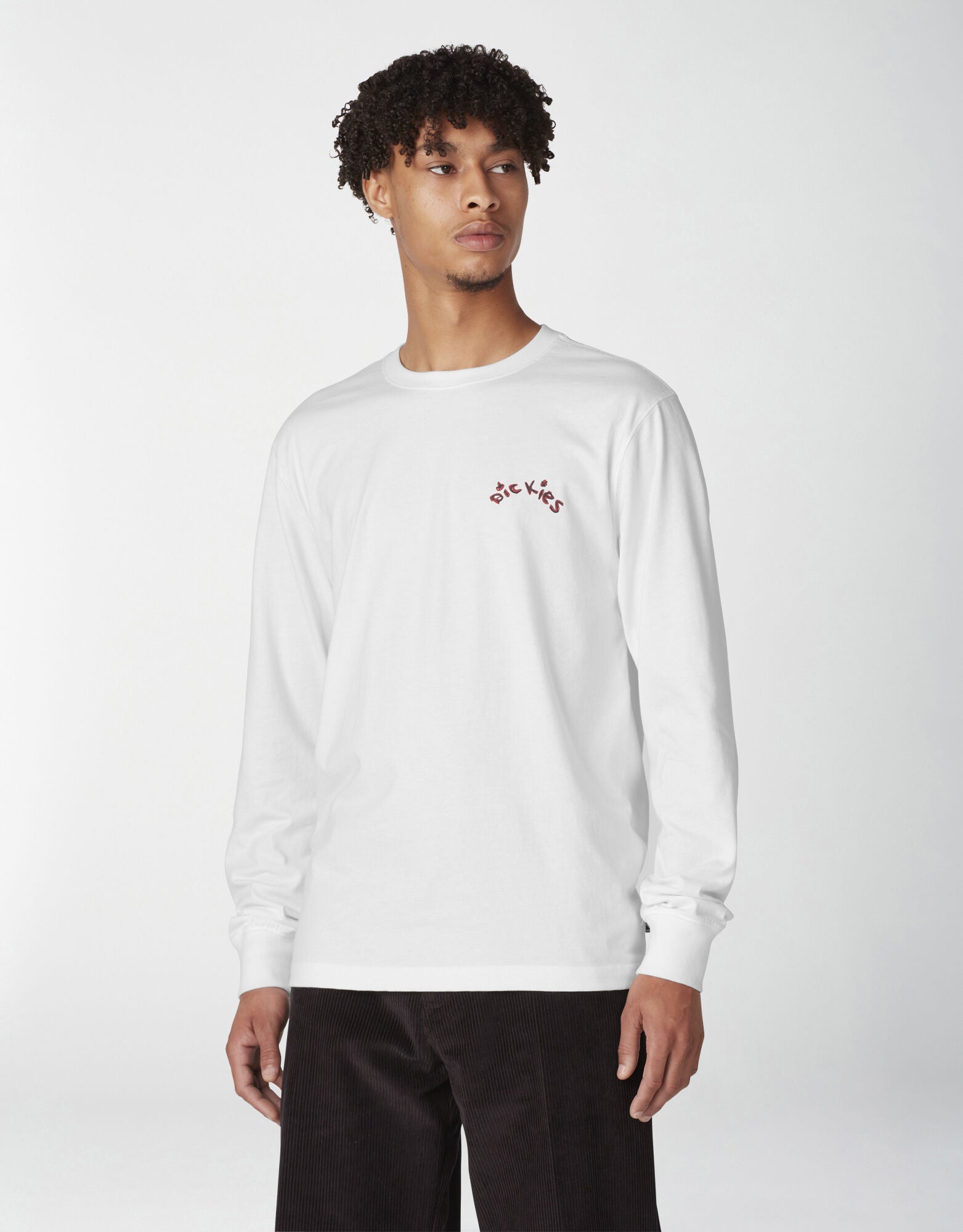Dickies Villani Drunkula Long Sleeve T-Shirt - White