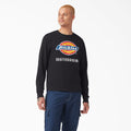 Dickies Skateboarding Logo Graphic Long Sleeve T-Shirt - Black