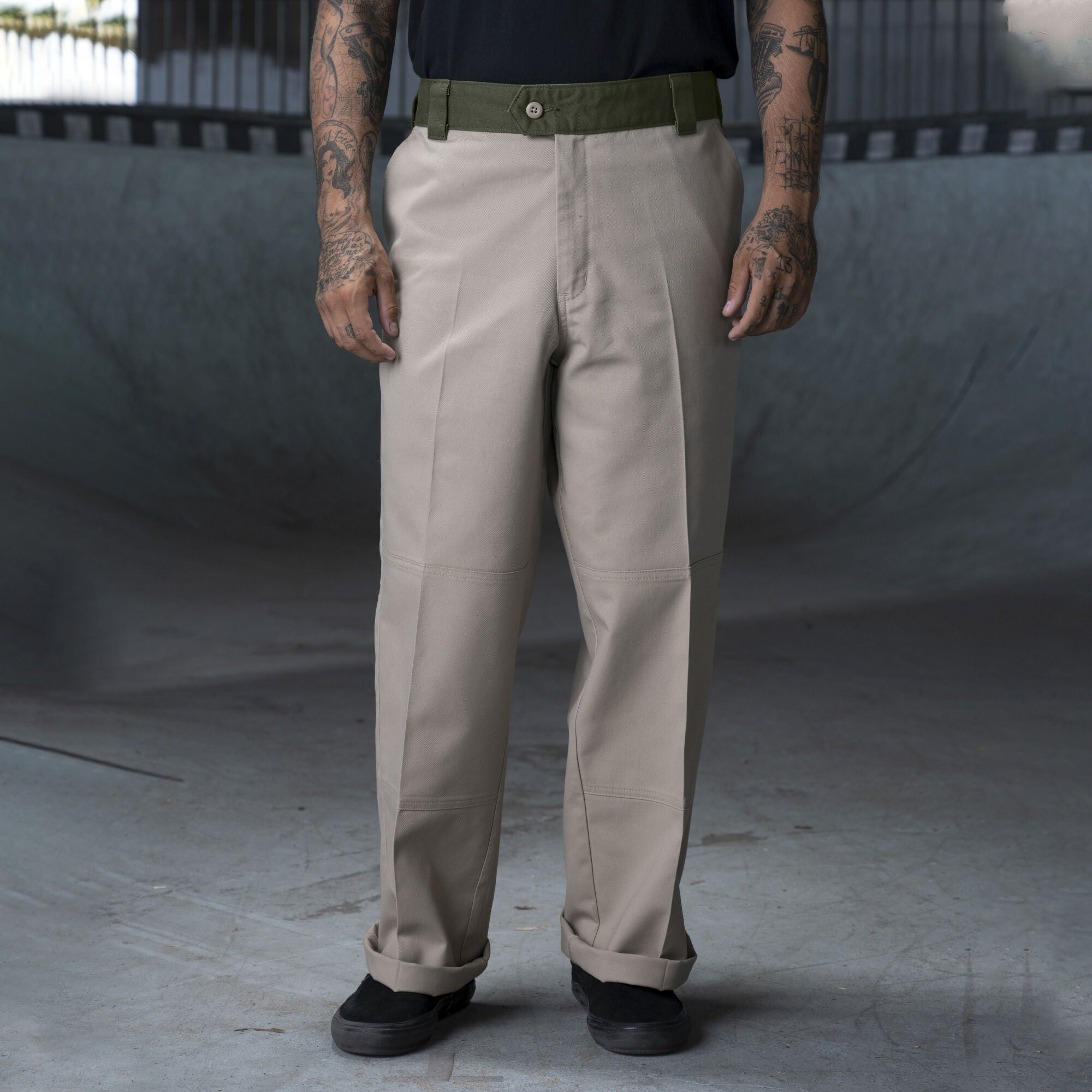 Dickies Ronnie Sandoval Double Knee Pants - Desert Sand/Olive Color Block
