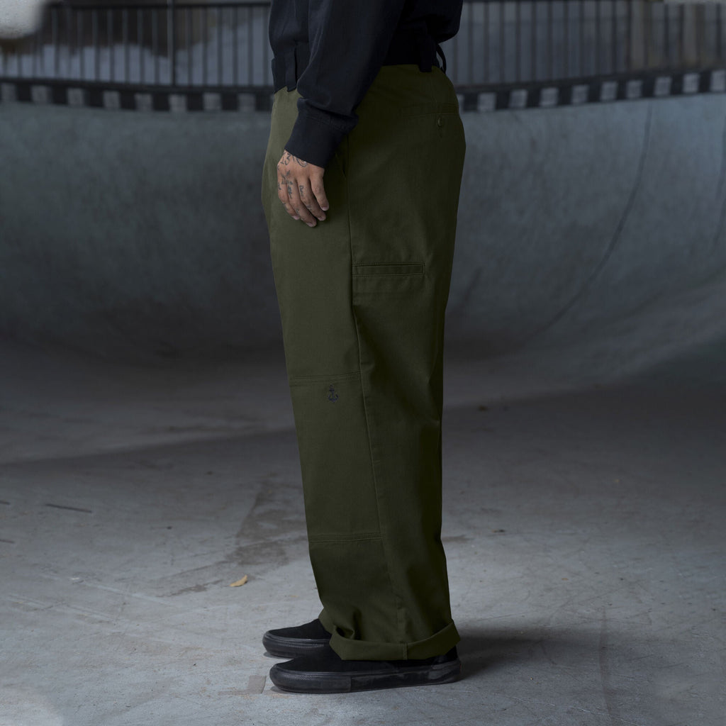 Dickies Ronnie Sandoval Double Knee Pants - Olive Green/Black Color Block