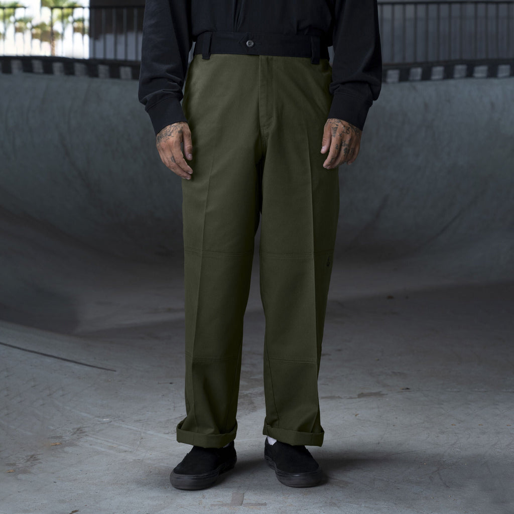 Dickies Ronnie Sandoval Double Knee Pants - Olive Green/Black Color Block