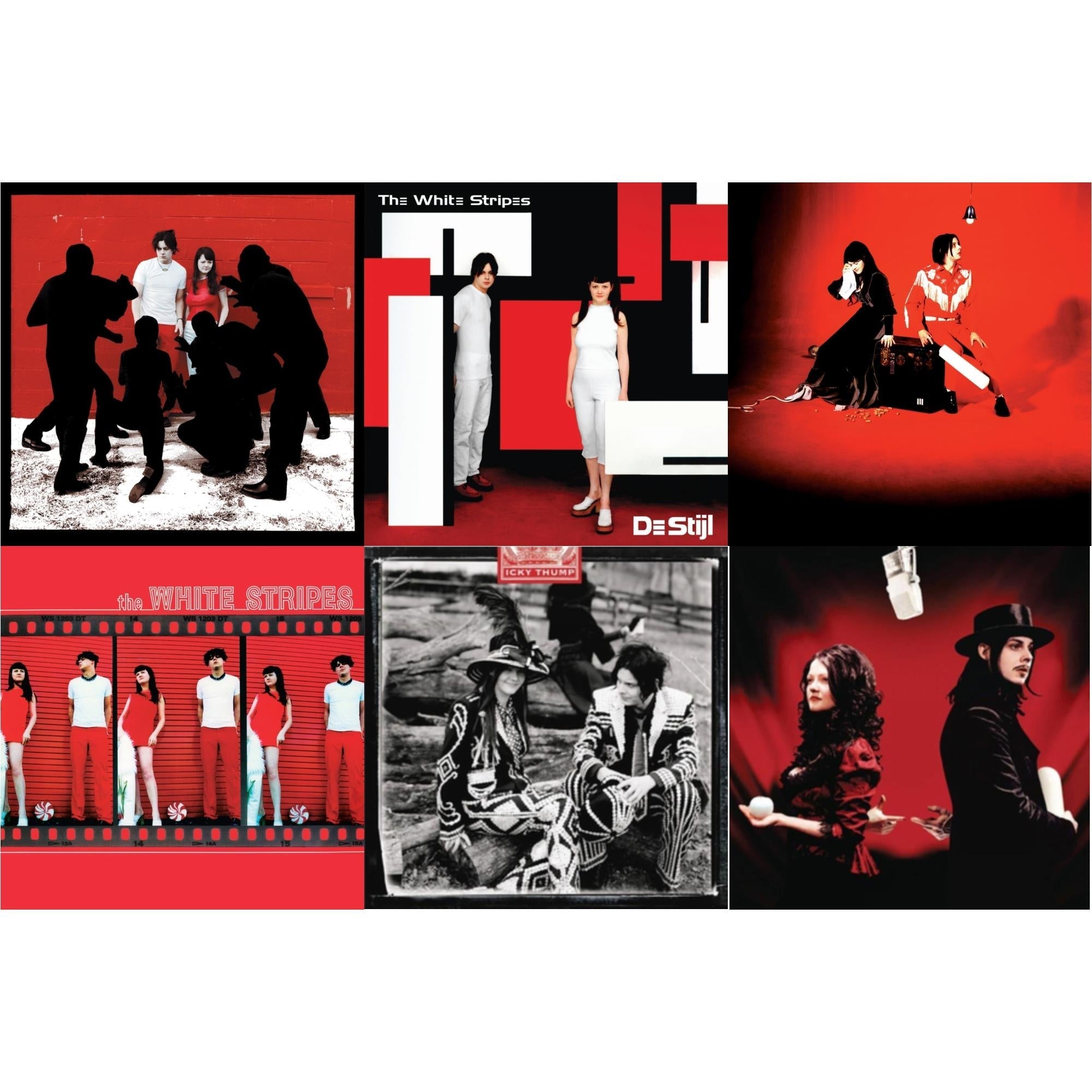 Elephant (2LP) & Get Behind Me Satan (2LP) & Icky Thump (2LP) & De Stijl & White Blood Cells (Reissue) & White Stripes