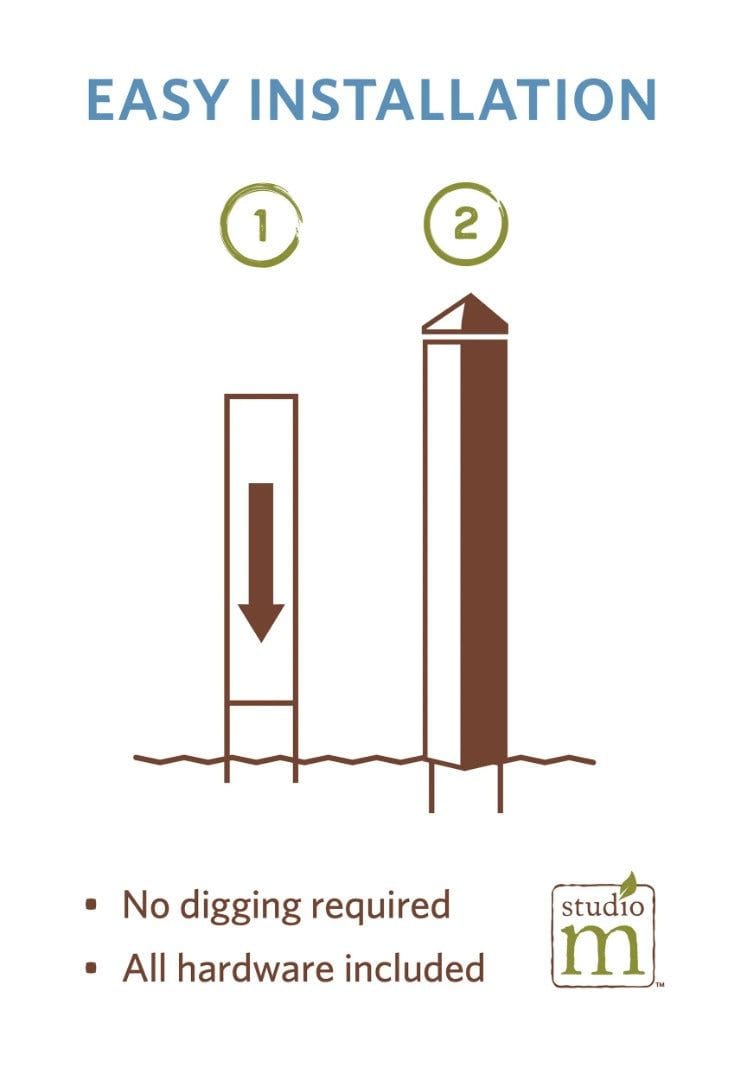 Walk Beside Us Art Pole 40 Inches Tall Painted Peace Burgess