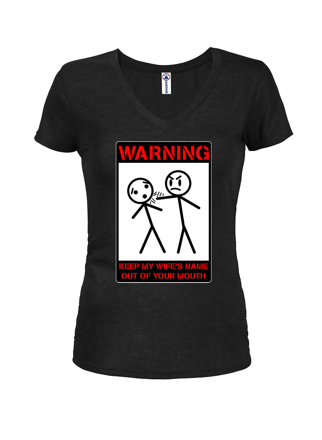 Warning Keep My Wife's Name Out of Your Mouth T-Shirt