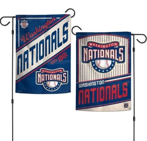 Washington Nationals Garden Flag 2 Sided Retro Classic Logo