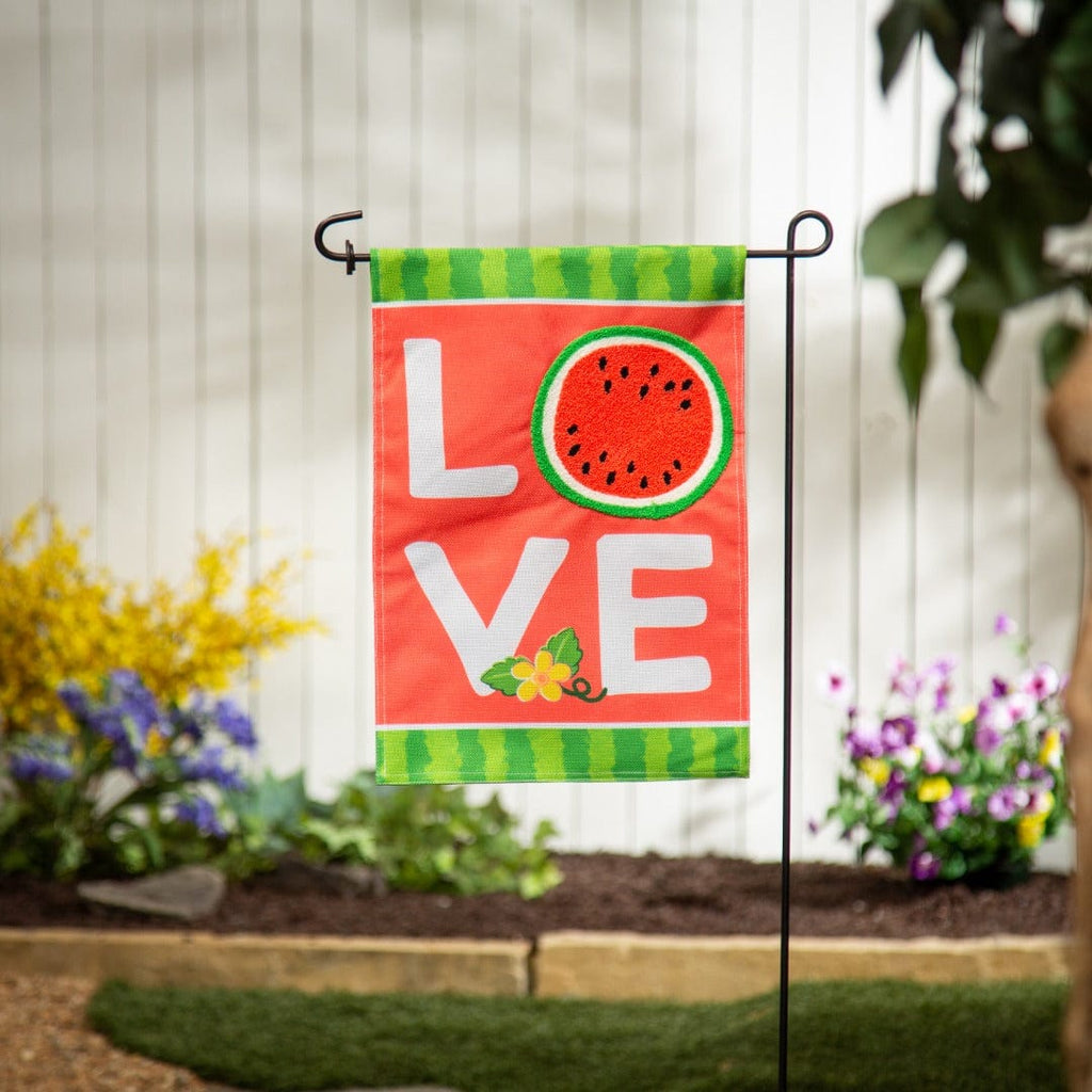 Watermelon Love Garden Flag 2 Sided