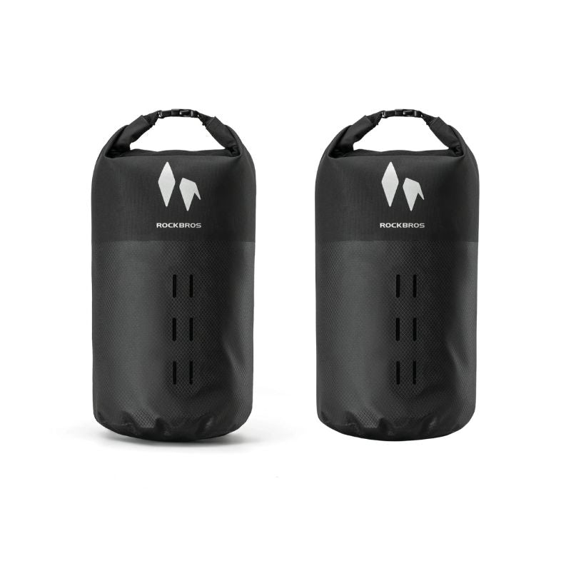 RideMate 100% Waterproof Front Fork Rack Bag 7L