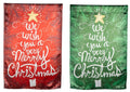 We Wish You A Merry Christmas Garden Flag 2 Sided