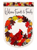 Welcome Friends & Family Garden Flag