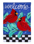 Welcome Winter Friends 2 Sided Garden Flag