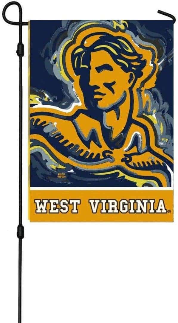 West Virginia Justin Patten Garden Flag 2 Sided