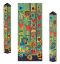 Where Love Grows Art Pole 40 Inches Tall Painted Peace