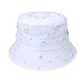 Pearl Embellished Bucket Hat