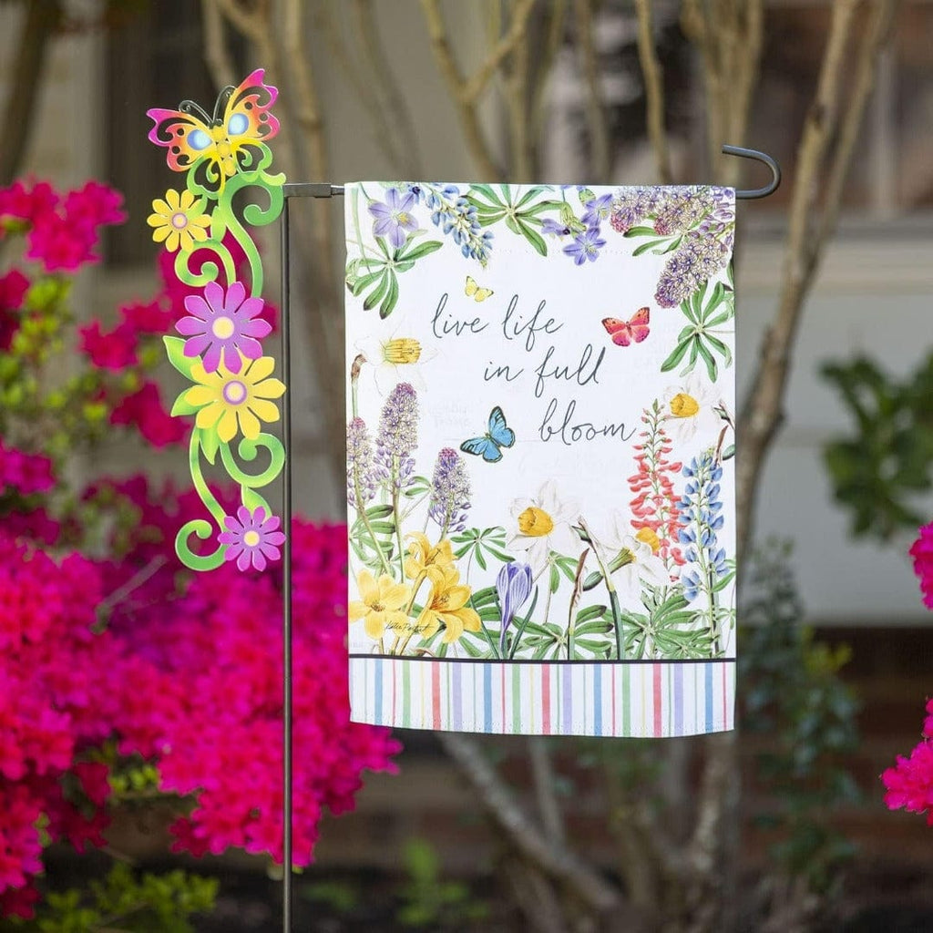 Wildflowers and Butterflies Garden Flag 2 Sided