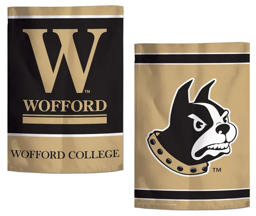 Wofford College Garden Flag 2 Sided Terriers