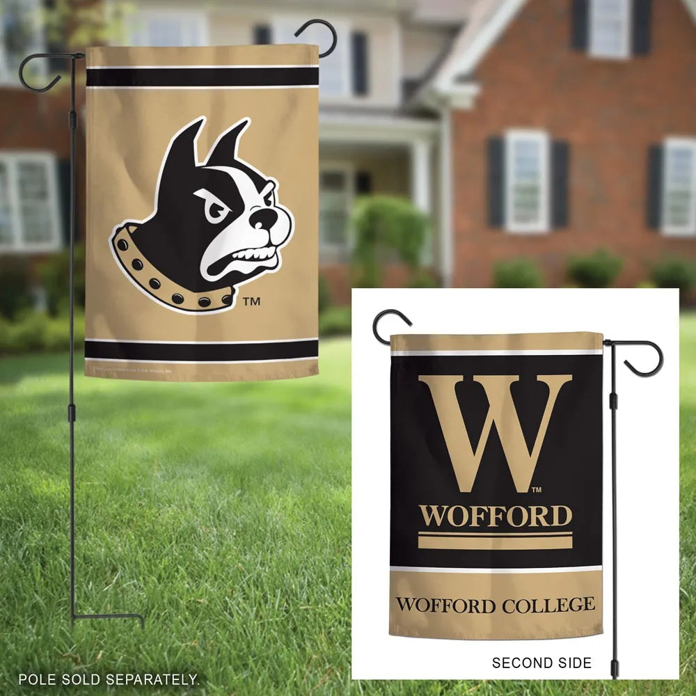 Wofford College Garden Flag 2 Sided Terriers