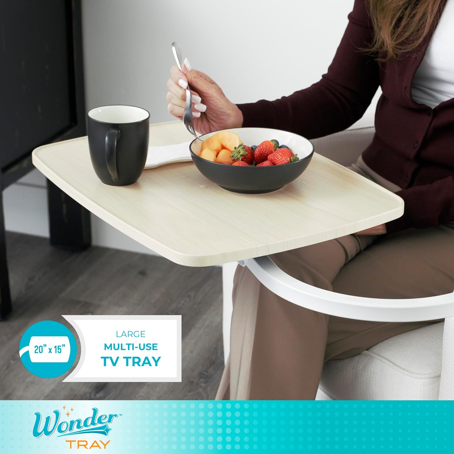Wonder Tray, Adjustable Swivel Table, Large Laptop Stand, Couch Desk, Side Tables & Gaming Bench